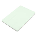 Til Honor Pad 10 Cover Tre-fløjet Stand Læder + TPU + Akryl Klart Bagside Tablet Cover
