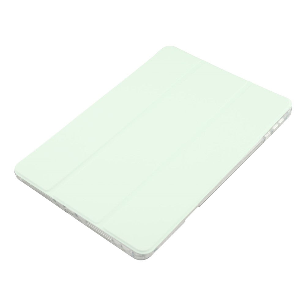 Til Honor Pad 10 Cover Tre-fløjet Stand Læder + TPU + Akryl Klart Bagside Tablet Cover