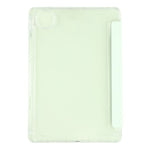 Til Honor Pad 10 Cover Tre-fløjet Stand Læder + TPU + Akryl Klart Bagside Tablet Cover