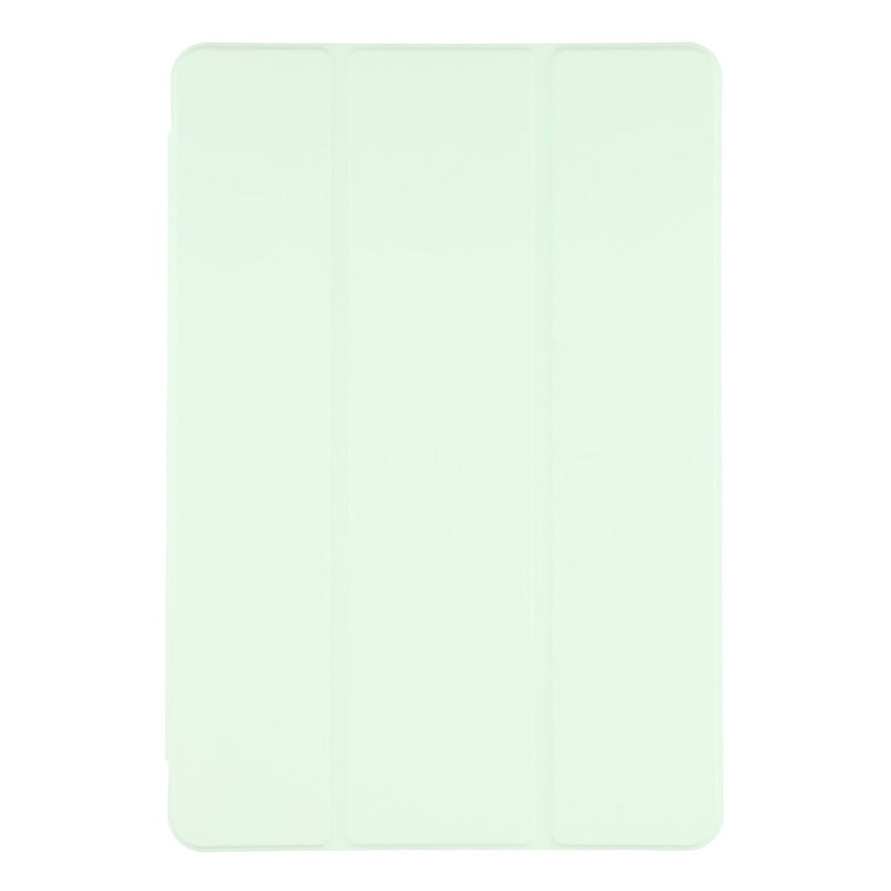 Til Honor Pad 10 Cover Tre-fløjet Stand Læder + TPU + Akryl Klart Bagside Tablet Cover