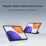 For Xiaomi Pad 7S Pro 12.5 Leather Case Origami Stand Magnetic Tablet Cover Auto Wake / Sleep