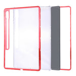 For Samsung Galaxy Tab S9 Ultra Clear Case 3-in-1 PC + TPU Shockproof Tablet Cover