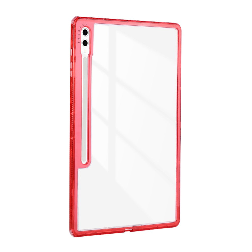 For Samsung Galaxy Tab S9 Ultra Clear Case 3-in-1 PC + TPU Shockproof Tablet Cover