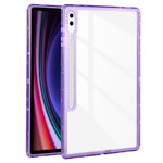 For Samsung Galaxy Tab S9 Ultra Clear Case 3-in-1 PC + TPU Shockproof Tablet Cover