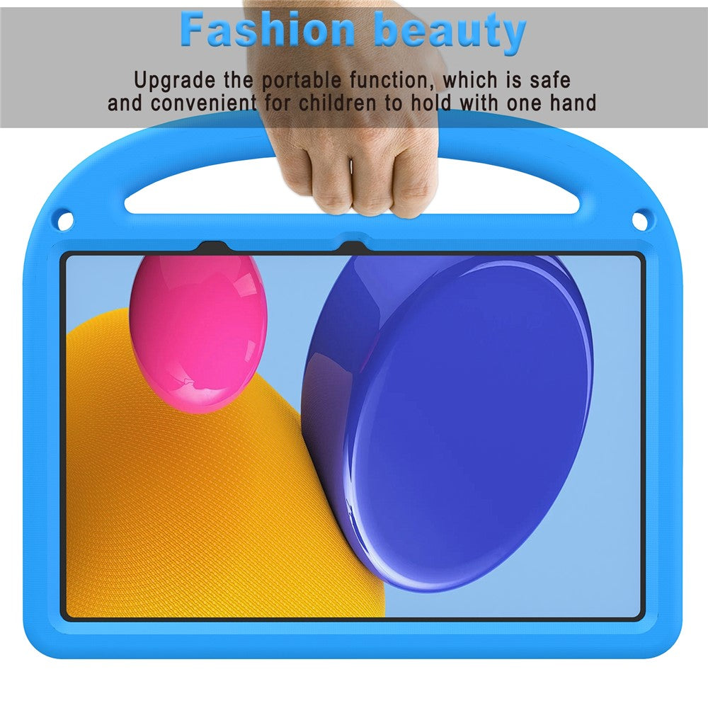 For Honor Pad 10 Kickstand Case Cartoon Design Anti-Drop EVA+PC Tablet Cover with Strap for Kids