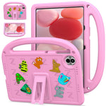 For Honor Pad 10 Kickstand Case Cartoon Design Anti-Drop EVA+PC Tablet Cover with Strap for Kids