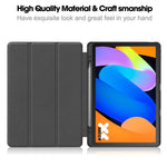 Lenovo Tab K11 Gen 2 / Idea Tab / Xiaoxin Pad 11 2025 Stativfodral Stötdämpande Läder Surfplatta Fodral med Pennfack