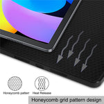 Lenovo Tab K11 Gen 2 / Idea Tab / Xiaoxin Pad 11 2025 Stativfodral Stötdämpande Läder Surfplatta Fodral med Pennfack
