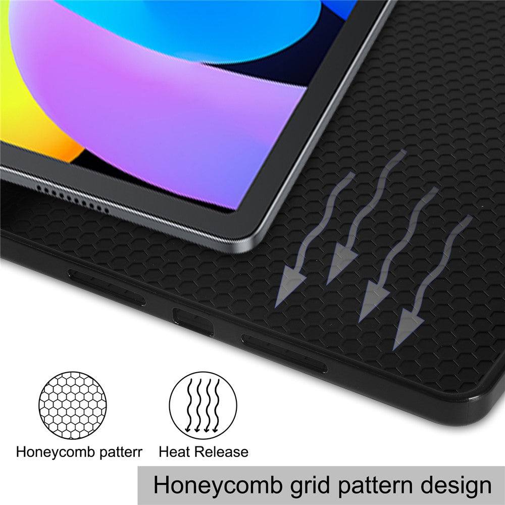 Lenovo Tab K11 Gen 2 / Idea Tab / Xiaoxin Pad 11 2025 Stativfodral Stötdämpande Läder Surfplatta Fodral med Pennfack