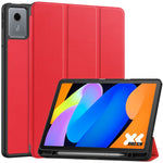 Lenovo Tab K11 Gen 2 / Idea Tab / Xiaoxin Pad 11 2025 Stativfodral Stötdämpande Läder Surfplatta Fodral med Pennfack