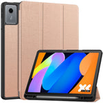 Lenovo Tab K11 Gen 2 / Idea Tab / Xiaoxin Pad 11 2025 Stativfodral Stötdämpande Läder Surfplatta Fodral med Pennfack
