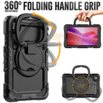 For Lenovo Tab K9 TB305FU Kickstand Case PC + Silicone Tablet Cover with Shoulder Strap