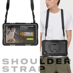 For Lenovo Tab K9 TB305FU Kickstand Case PC + Silicone Tablet Cover with Shoulder Strap