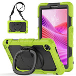 For Lenovo Tab K9 TB305FU Kickstand Case PC + Silicone Tablet Cover with Shoulder Strap
