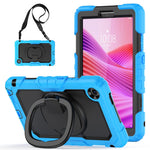For Lenovo Tab K9 TB305FU Kickstand Case PC + Silicone Tablet Cover with Shoulder Strap