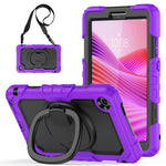 For Lenovo Tab K9 TB305FU Kickstand Case PC + Silicone Tablet Cover with Shoulder Strap