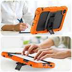 For Lenovo Tab K9 TB305FU Case with Shoulder Strap Kickstand PC + Silicone Shockproof Tablet Cover