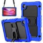 For Lenovo Tab K9 TB305FU Case with Shoulder Strap Kickstand PC + Silicone Shockproof Tablet Cover