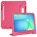 Til Samsung Galaxy Tab S10 FE+ EVA-etui Børnevenligt håndtag Tabletcover med støttefod