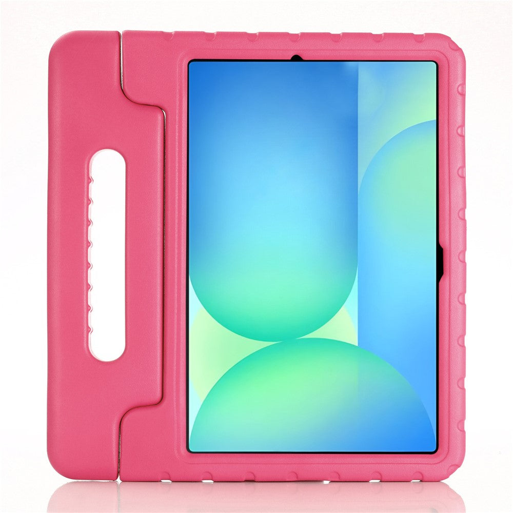 Til Samsung Galaxy Tab S10 FE+ EVA-etui Børnevenligt håndtag Tabletcover med støttefod