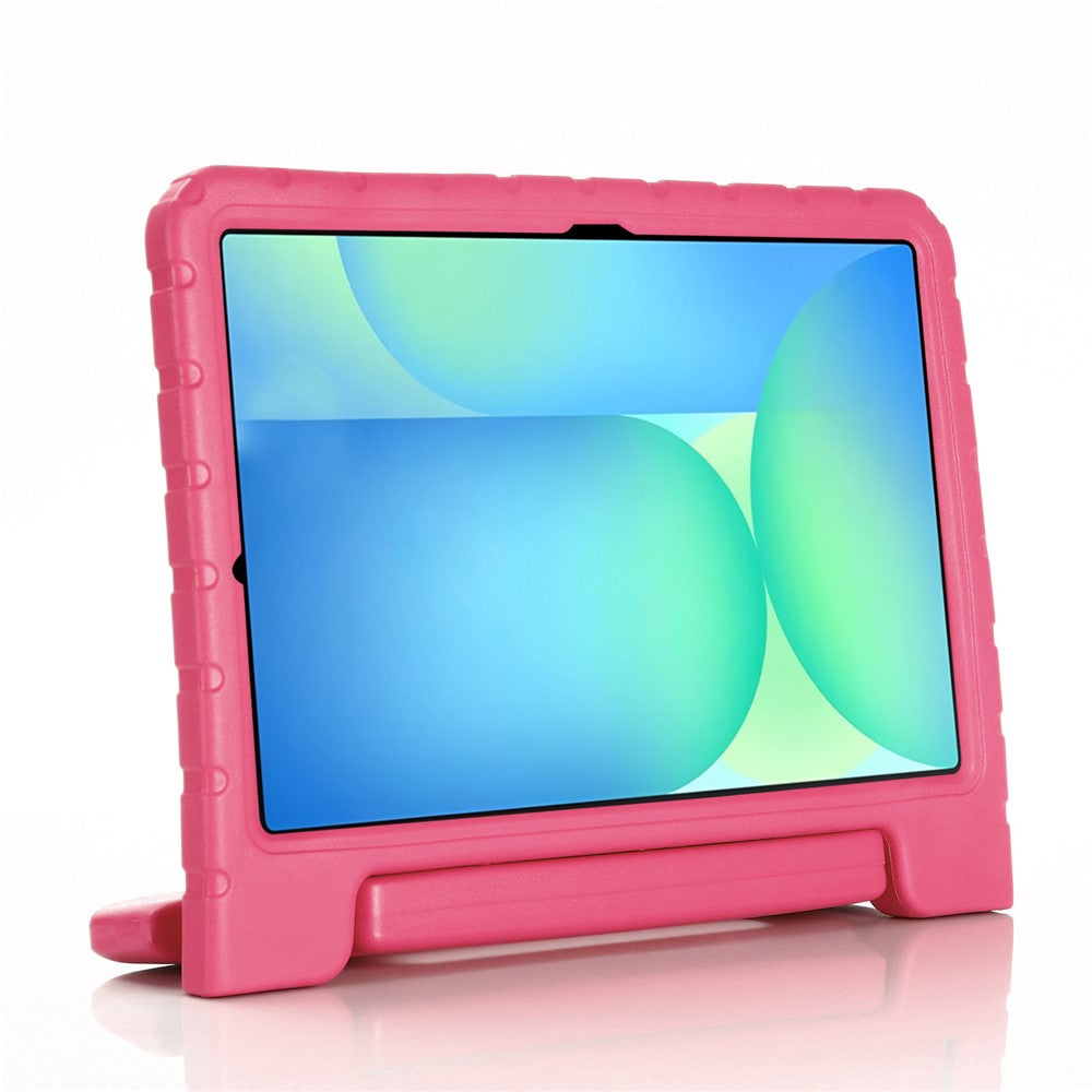 Til Samsung Galaxy Tab S10 FE+ EVA-etui Børnevenligt håndtag Tabletcover med støttefod