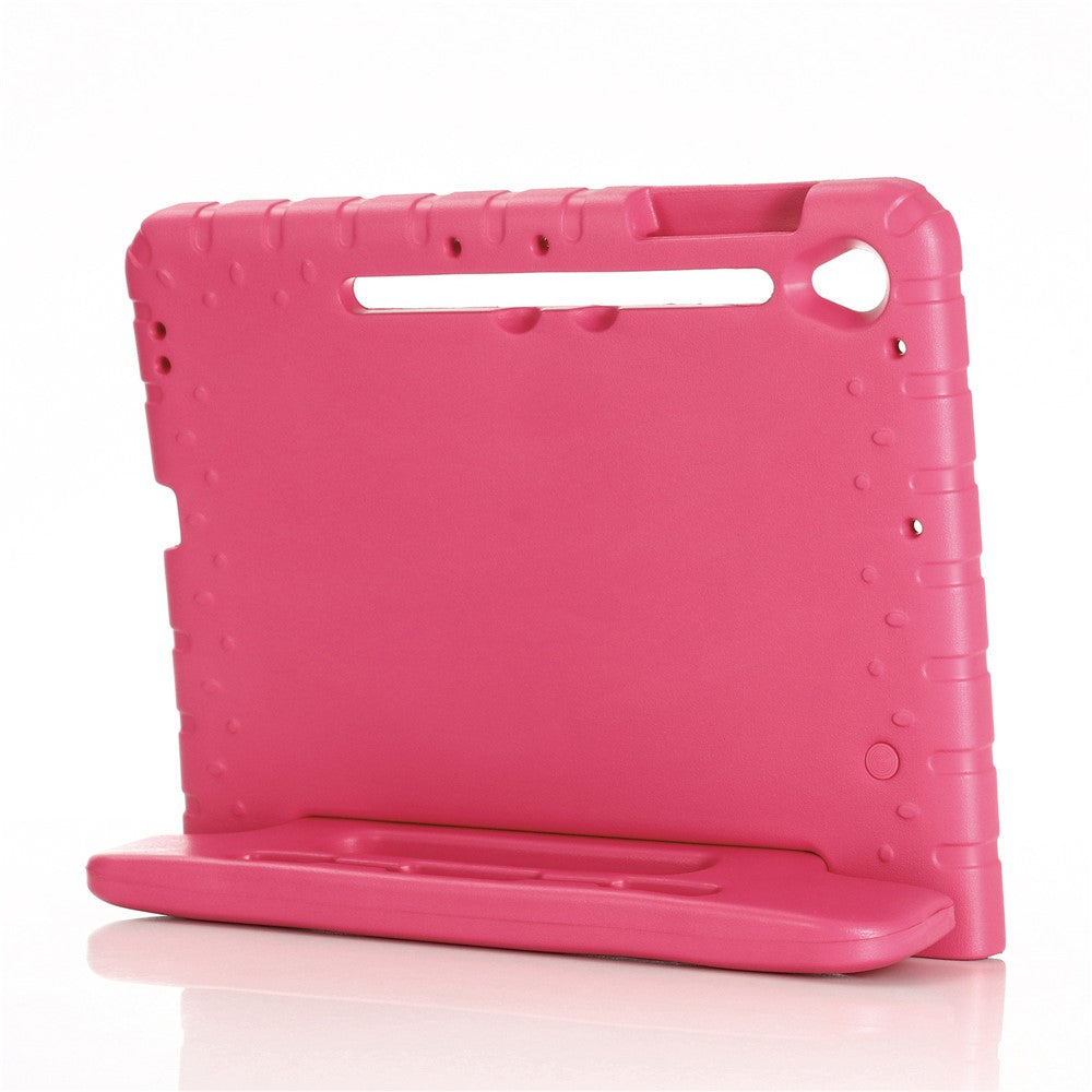 Til Samsung Galaxy Tab S10 FE+ EVA-etui Børnevenligt håndtag Tabletcover med støttefod