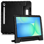 Til Samsung Galaxy Tab S10 FE+ EVA-etui Børnevenligt håndtag Tabletcover med støttefod