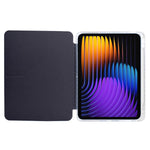 For Xiaomi Pad 7 / Pad 7 Pro Case Y-Fold Stand Pattern Print Leather + Clear Acrylic Tablet Cover with Pencil Holder