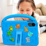 For Xiaomi Redmi Pad 2 11 Kickstand Case Cartoon Design Anti-Drop EVA+PC Tablet Cover with Strap for Kids