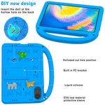 For Xiaomi Redmi Pad 2 11 Kickstand Case Cartoon Design Anti-Drop EVA+PC Tablet Cover with Strap for Kids