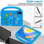 For Xiaomi Redmi Pad 2 11 Kickstand Case Cartoon Design Anti-Drop EVA+PC Tablet Cover with Strap for Kids