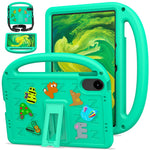 For Xiaomi Redmi Pad 2 11 Kickstand Case Cartoon Design Anti-Drop EVA+PC Tablet Cover with Strap for Kids