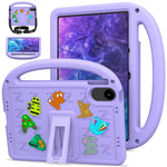For Xiaomi Redmi Pad 2 11 Kickstand Case Cartoon Design Anti-Drop EVA+PC Tablet Cover with Strap for Kids