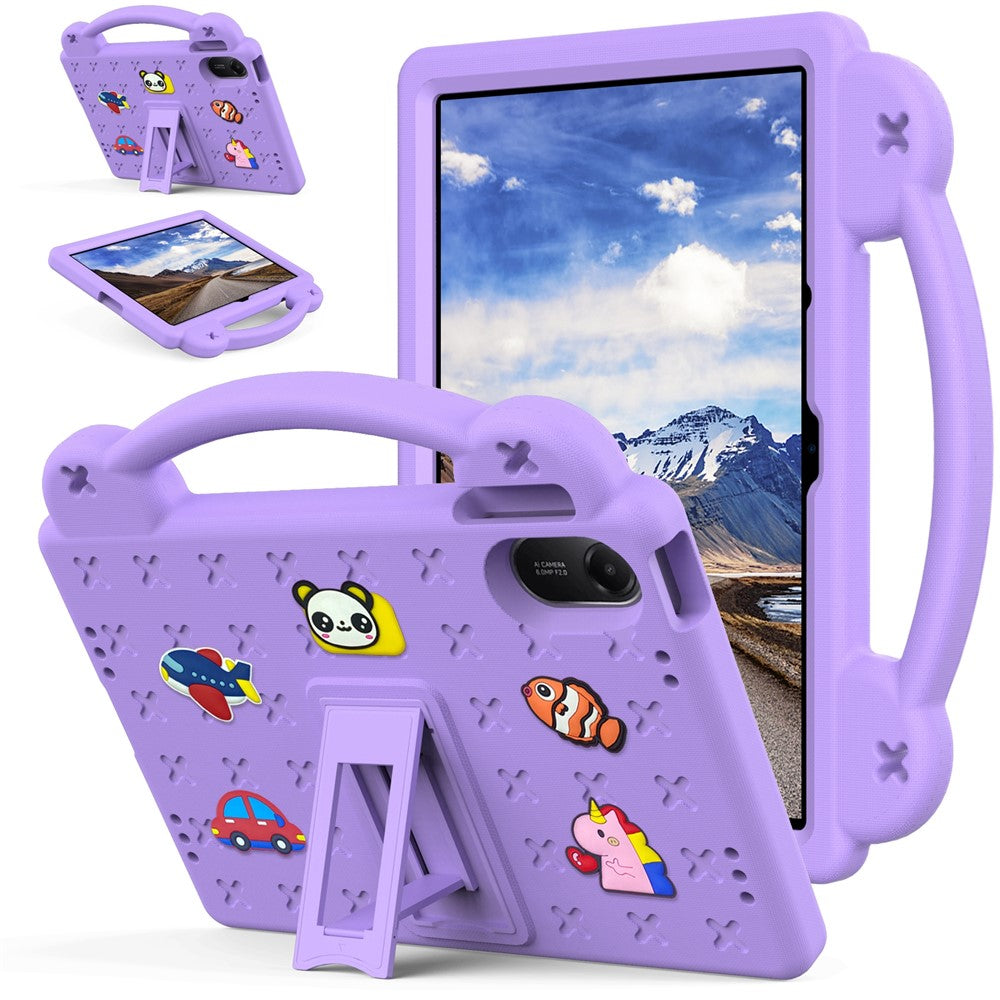For Xiaomi Redmi Pad 2 11 Case Kids Cartoon Patterns Hand Grip Kickstand Tablet EVA Cover
