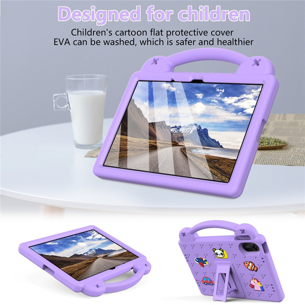 For Xiaomi Redmi Pad 2 11 Case Kids Cartoon Patterns Hand Grip Kickstand Tablet EVA Cover