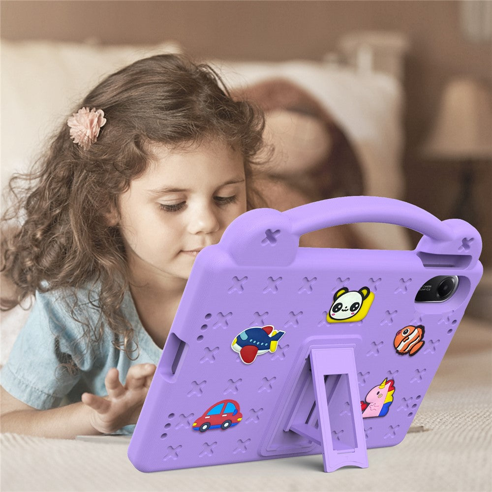For Xiaomi Redmi Pad 2 11 Case Kids Cartoon Patterns Hand Grip Kickstand Tablet EVA Cover
