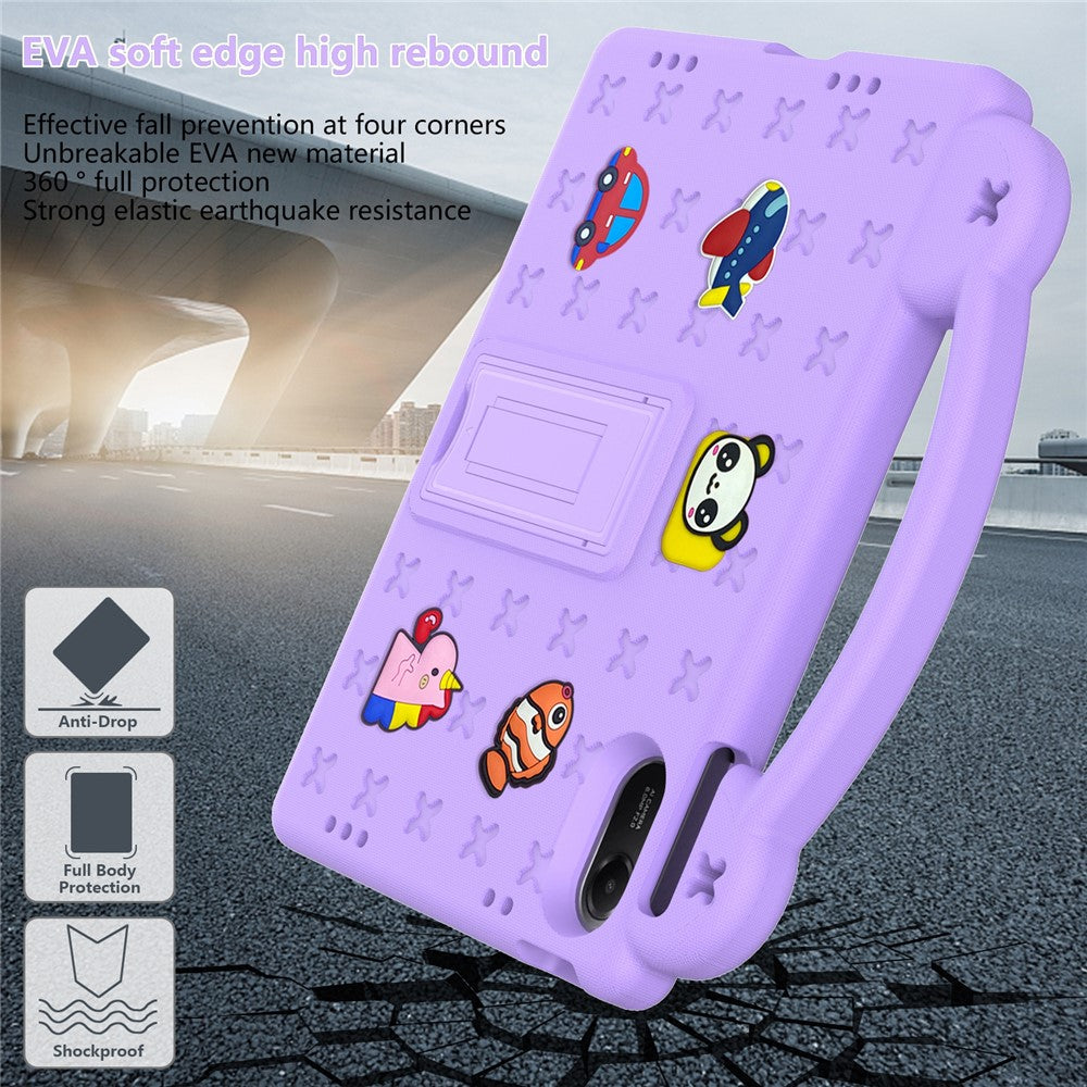 For Xiaomi Redmi Pad 2 11 Case Kids Cartoon Patterns Hand Grip Kickstand Tablet EVA Cover