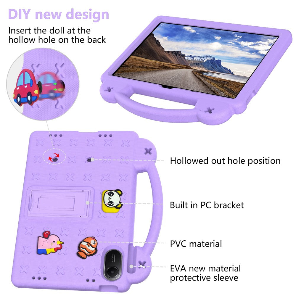 For Xiaomi Redmi Pad 2 11 Case Kids Cartoon Patterns Hand Grip Kickstand Tablet EVA Cover
