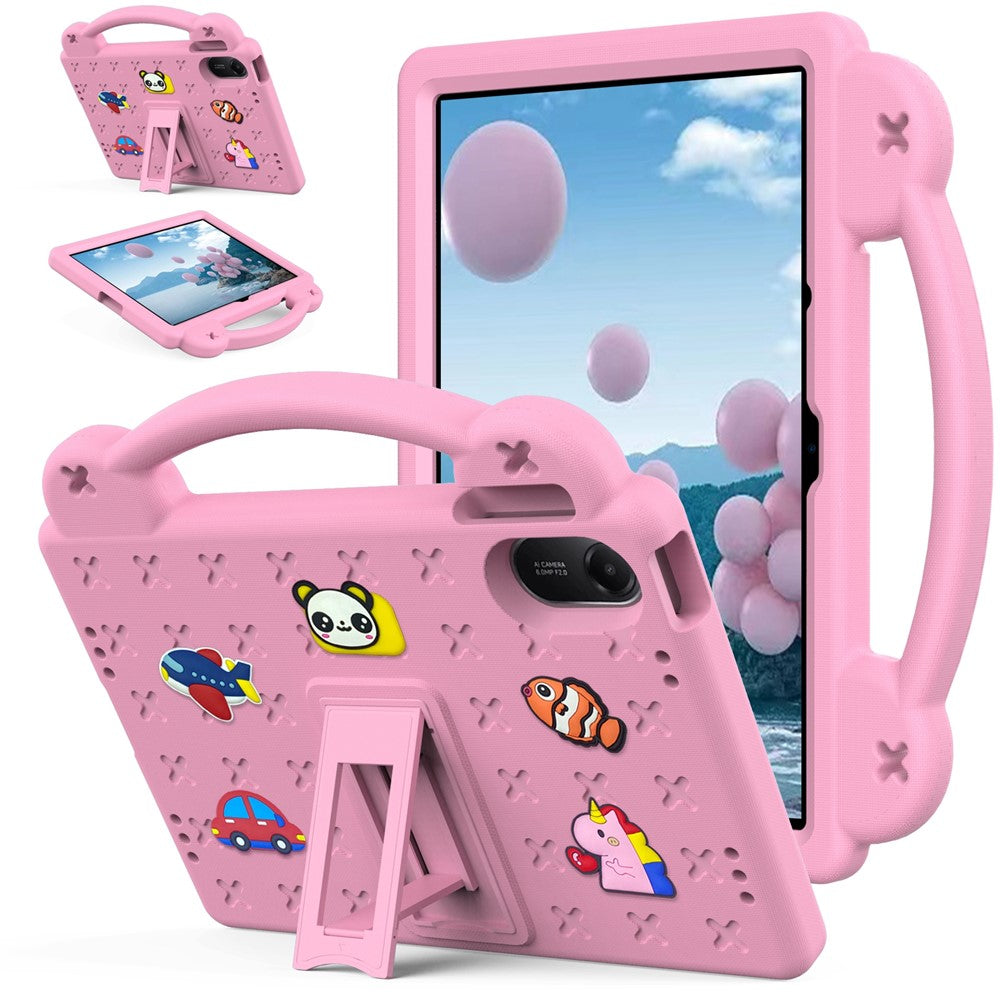 For Xiaomi Redmi Pad 2 11 Case Kids Cartoon Patterns Hand Grip Kickstand Tablet EVA Cover