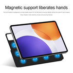 For Xiaomi Pad 7S Pro 12.5 Leather Case Stand Magnetic Tablet Cover Auto Wake  /  Sleep