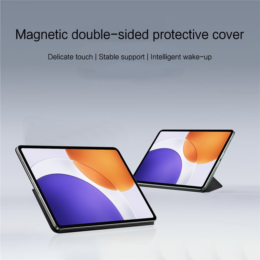 For Xiaomi Pad 7S Pro 12.5 Leather Case Stand Magnetic Tablet Cover Auto Wake  /  Sleep