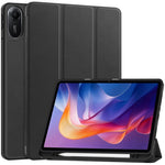 For Xiaomi Redmi Pad 2 11 Stand Case Shock-Absorbent Leather Tablet Cover with Pen Slot