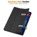 For Xiaomi Redmi Pad 2 11 Stand Case Shock-Absorbent Leather Tablet Cover with Pen Slot
