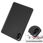 For Xiaomi Redmi Pad 2 11 Stand Case Shock-Absorbent Leather Tablet Cover with Pen Slot