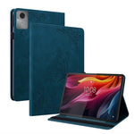 For Lenovo Tab K11 Gen 2 / Idea Tab / Xiaoxin Pad 11 2025 Case Butterfly Flower Imprint PU Leather Tablet Cover with Card Slots