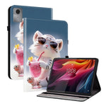 For Lenovo Tab K11 Gen 2 / Idea Tab / Xiaoxin Pad 11 2025 Leather Case Pattern Printed Stand Tablet Cover with Card Slots