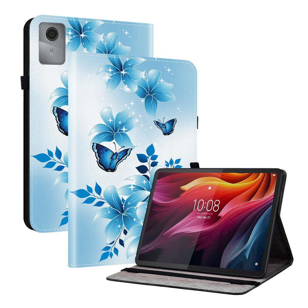 For Lenovo Tab K11 Gen 2 / Idea Tab / Xiaoxin Pad 11 2025 Leather Case Pattern Printed Stand Tablet Cover with Card Slots