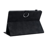 For Oppo Pad SE Case Lily Flower Imprint Card Slots Leather Tablet Cover