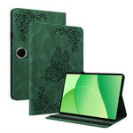 For Oppo Pad SE Case Butterfly Flower Imprint PU Leather Tablet Cover with Card Slots