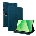 For Oppo Pad SE Case Butterfly Flower Imprint PU Leather Tablet Cover with Card Slots